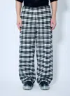 Vetements Men Metalized Wrinkled Pyjama Pants In Black