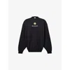Vetements Mens Black Be Yourself Relaxed-fit Cotton-blend Sweatshirt Xl In Blue