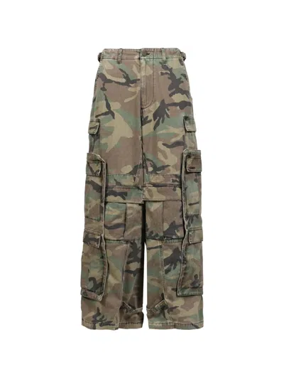 Vetements Merged Camouflage-print Cargo Jeans In Multi