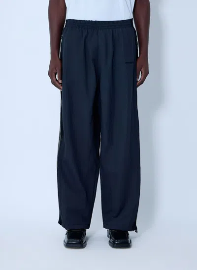 Vetements Mesh Panel Track Pants In Blue