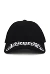 Vetements Logo-embroidered Cap In Black