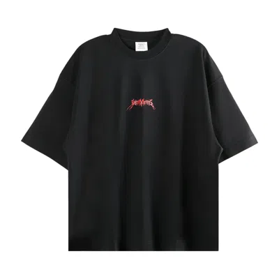 Pre-owned Vetements Metal Logo Regular T-shirt 'black' | Men's Size M