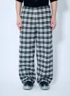 Vetements Men Metalized Wrinkled Pyjama Pants In Black