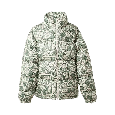 Pre-owned Vetements Million Dollar Puffer Jacket 'million Dollar' In Green