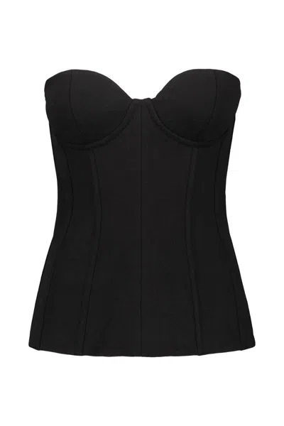 Vetements Molleton Corset In Black
