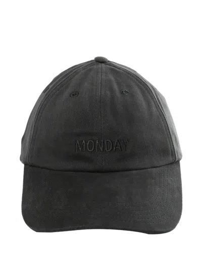 Vetements Monday Baseball Cap In Black
