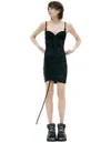Vetements Monoprint Lace Corset In Black