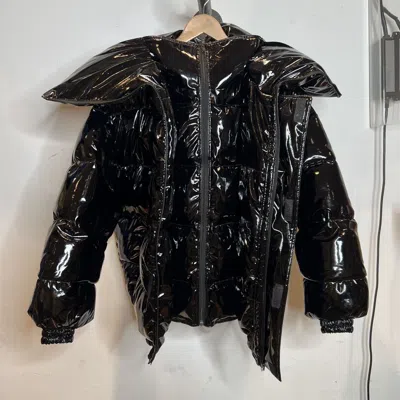 Pre-owned Vetements Ms Webcam Puffer Jacket In Black