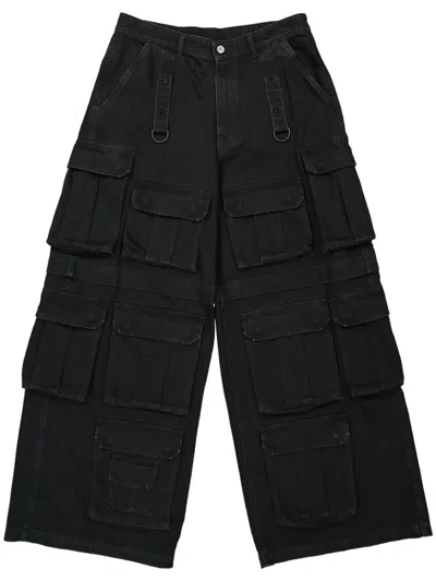 VETEMENTS MULTIPOCKET CARGO JEANS