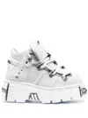 Vetements New Rock Platform Sneakers In White
