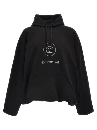 Vetements No Posts Sweatshirt In Black