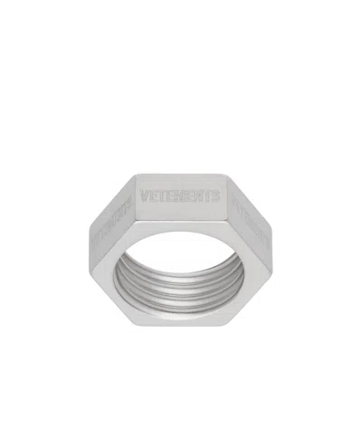Vetements Nut Ring In Gray