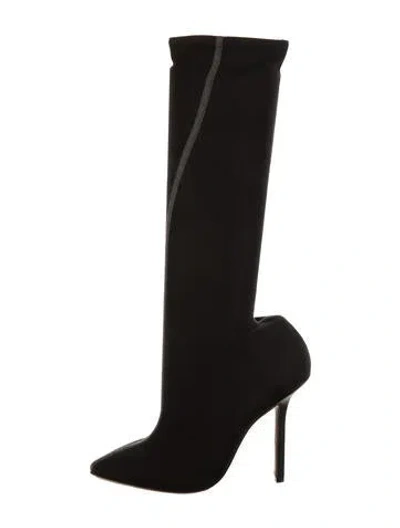 Pre-owned Vetements Nylon Sock Boots In Black