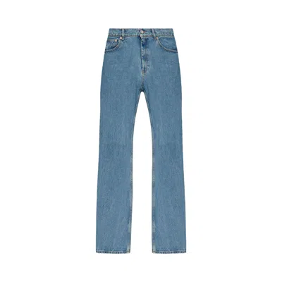 Pre-owned Vetements O-leg Jeans 'vintage Light Blue' | Men's Size 32