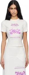 Vetements Printed T-shirt In White
