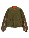 Vetements 'alpha Industries Edition' Reversible Bomber Jacket In Olive
