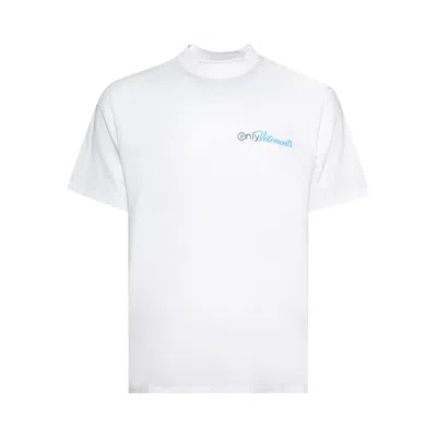 Pre-owned Vetements Only Regular T-shirt 'white' | Men's Size L