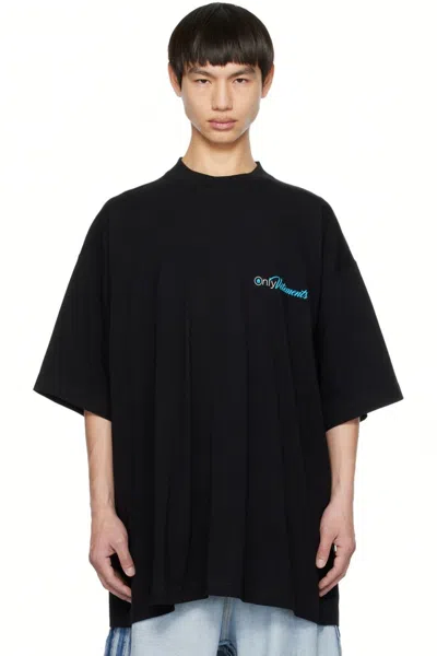 Pre-owned Vetements “only” Only Fans Oversized T-shirt In Black