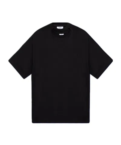 Vetements Open-necked Black Shirt