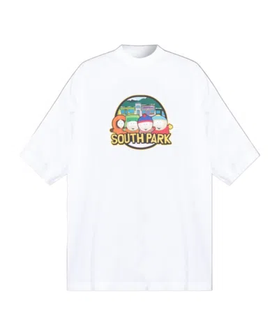 Vetements Open-necked Black Shirt In White