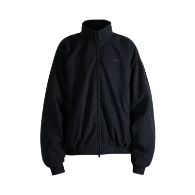 Pre-owned Vetements Out Fleece Jacket Black 'black' | Men's Size L