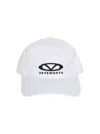 Vetements Oval Logo Cap White In White