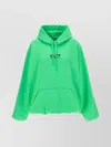 Vetements Oval Logo Hoodie With Drawstring Hood