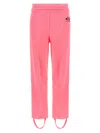 Vetements Oval Logo Fitted Sweatpants With Removable Straps In Pink