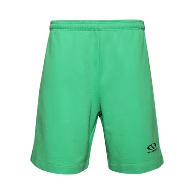 Pre-owned Vetements Oval Logo Shorts 'neon Green' | Men's Size L