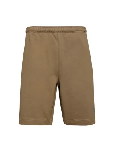 Vetements Oval Logo Shorts Taupe In Brown
