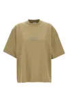 Vetements Taupe Oval Logo T-shirt