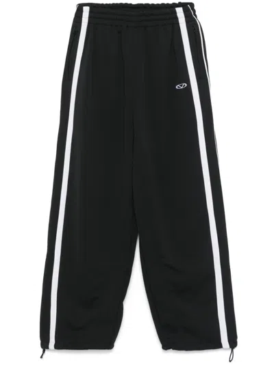 Vetements Oval-logo Track Pants In Black