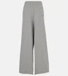 Vetements Oversized Cotton-blend Jersey Sweatpants In Grey