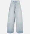 Vetements High-rise Wide-leg Jeans In Blue
