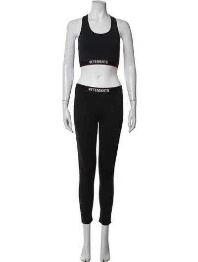 Pre-owned Vetements Pant Set In Black