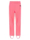 Vetements Oval Logo Fitted Sweatpants With Removable Straps In Pink