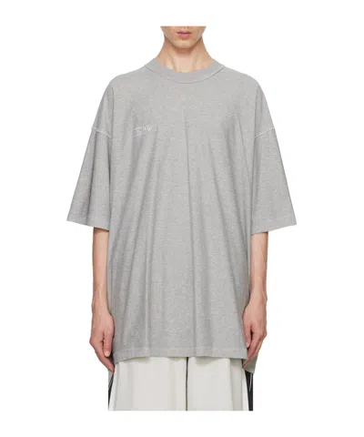 Vetements Plain Jersey T-shirt In Gray
