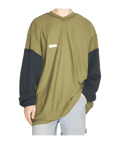 Vetements Plain Jersey T-shirt In Green