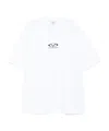 Vetements Short Sleeves Unisex Cotton Blend T-shirt In White