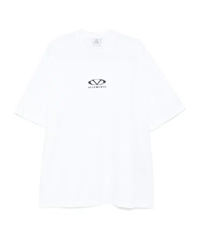 VETEMENTS LOGO-PRINT T-SHIRT