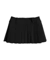 Vetements Pleated Mini Skirt In Black