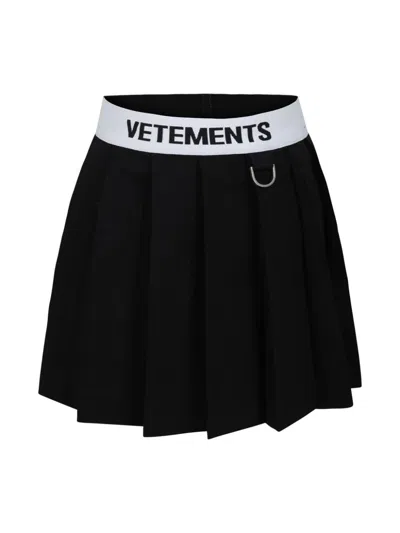 VETEMENTS PLEATED SKIRT