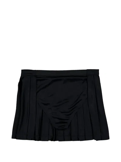 Vetements Pleated Skirt In Blue