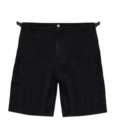 Vetements Denim Shorts In Black