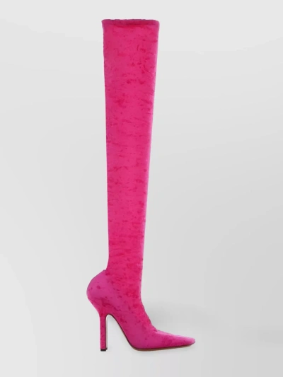 VETEMENTS POINTED TOE STILETTO BOOTS