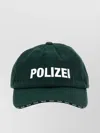 Vetements 'police' Cap With Curved Brim