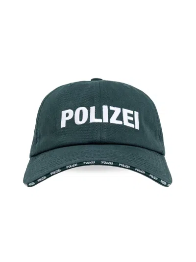 Vetements Polizei Cap In Green