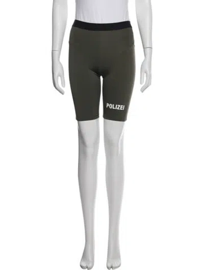 Pre-owned Vetements Polizei Knee-length Shorts In Green