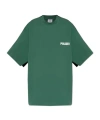 Vetements Block Design Crew Neck Printed T-shirt In Green