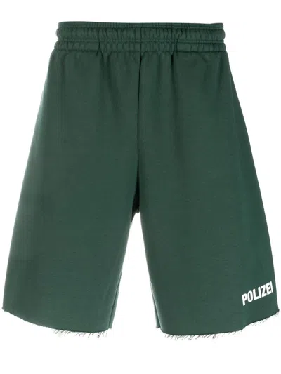 Vetements Shorts In Green Cotton